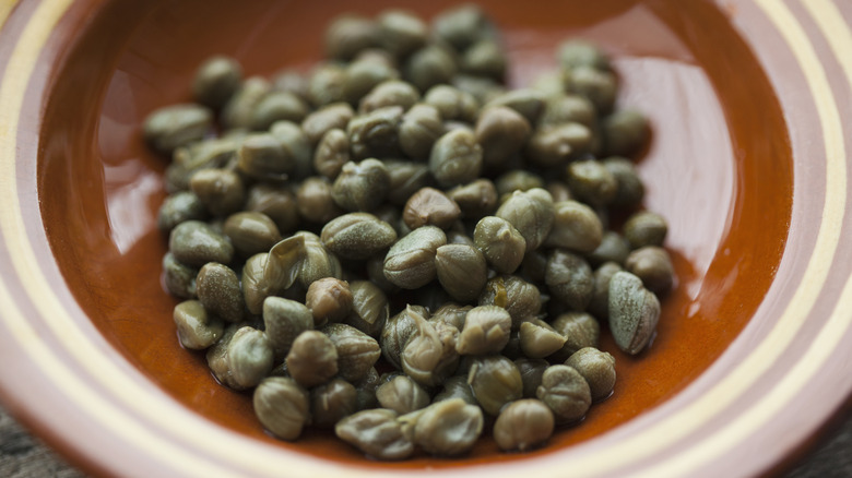 Bowl of capers