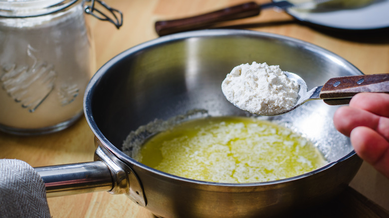 making roux