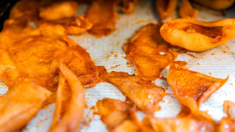 Fried coconut bacon