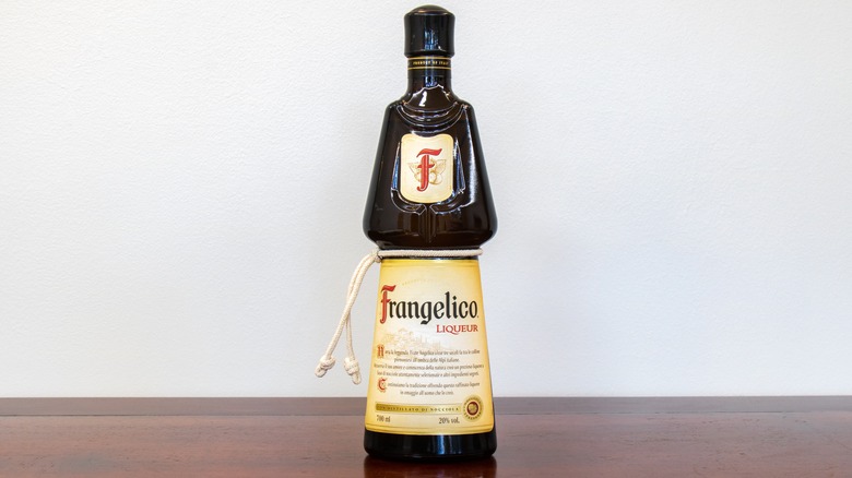 Frangelico hazelnut liqueur bottle