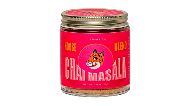 Canister of Diaspora Co. chai spice blend 