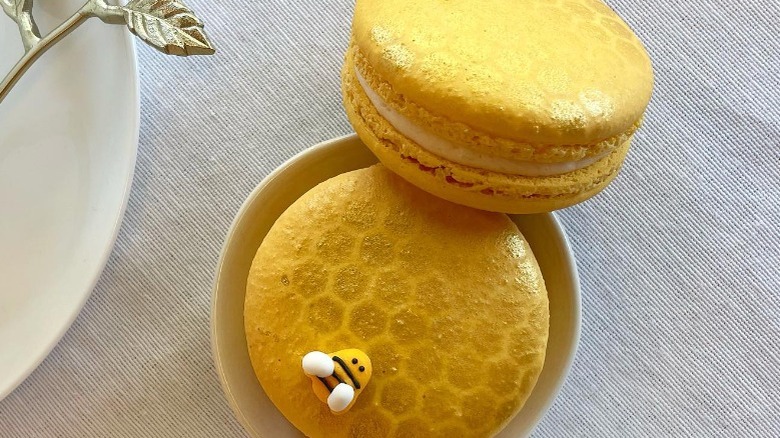 Two Big Bee Mac macarons 