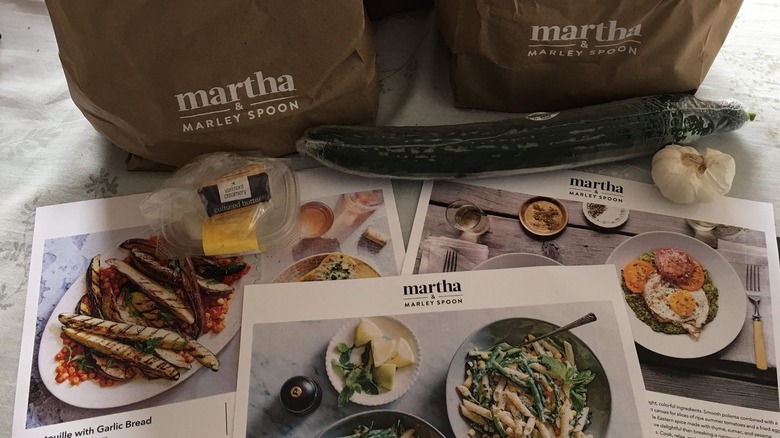 Martha Stewart delivery meal kit ingredients recipe
