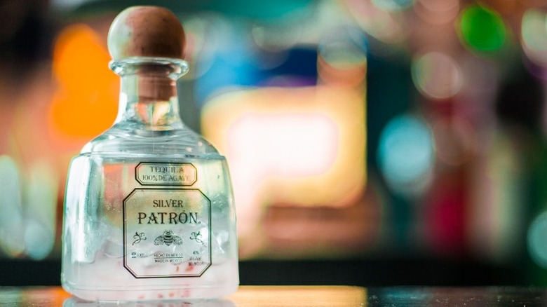 Patrón Silver tequila 