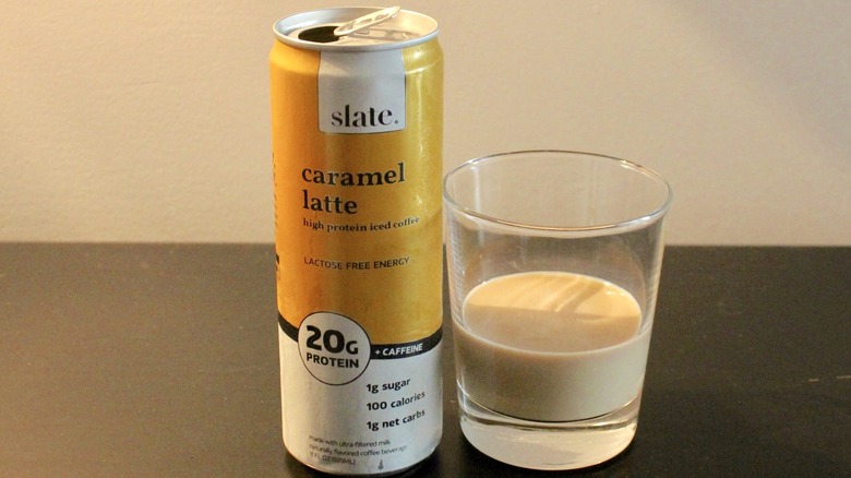 Slate Caramel latte canned coffee