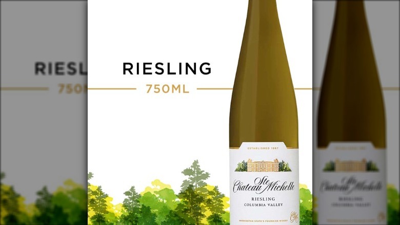 Château saint Michelle Riesling wine