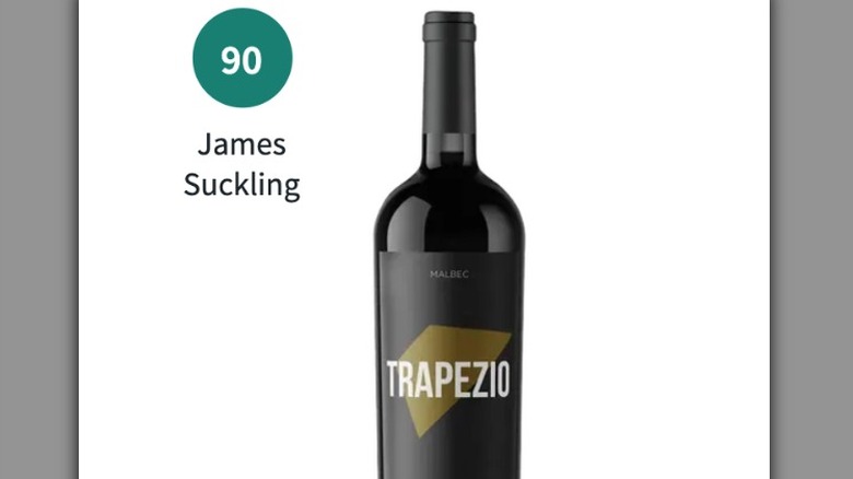 Trapezio Malbec 2017 wine bottle