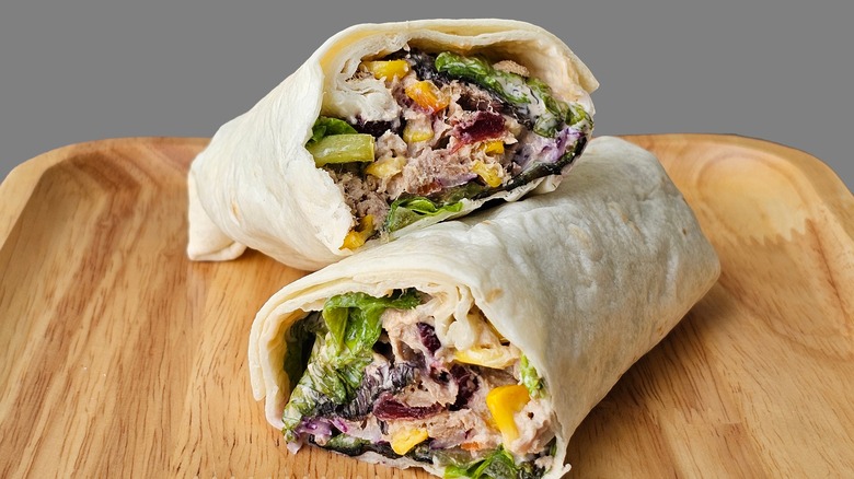 tuna salad wrap