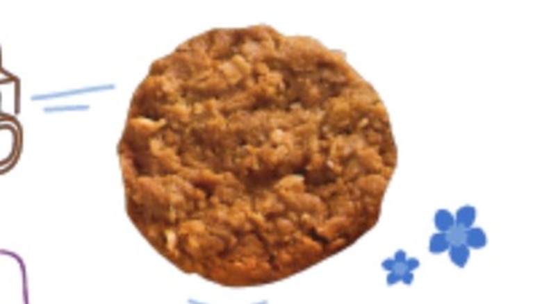 Forget Me Nots oatmeal cookie