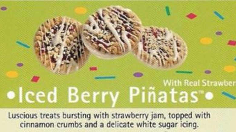 Iced Berry Pinata cookies