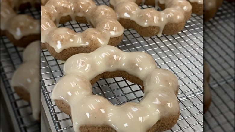 Hokkaido milk tea mochi doughnut