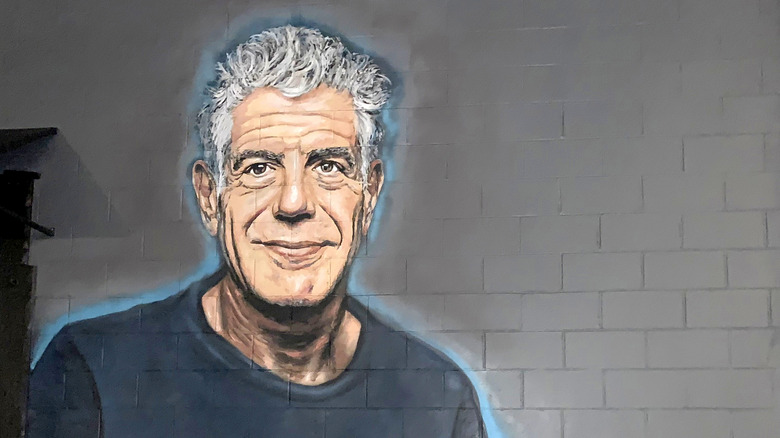 Mural of Anthony Bourdain