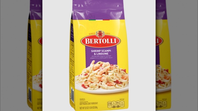 Bertolli Shrimp Scampi in yellow bag