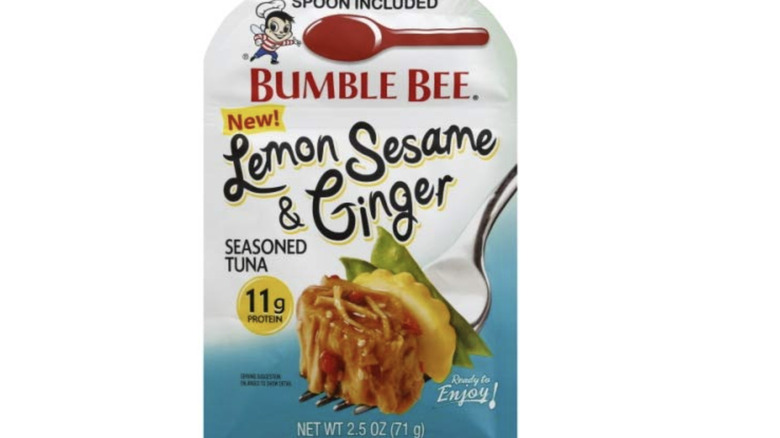 product photo of bumble bee lemon sesame and ginger tuna