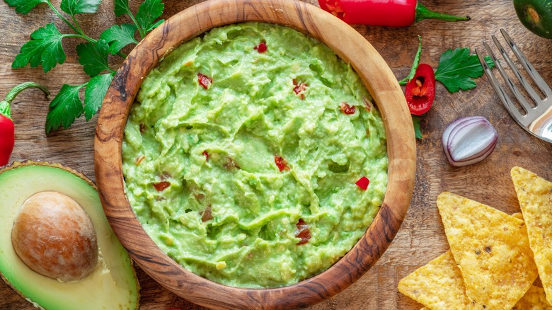 homemade guacamole