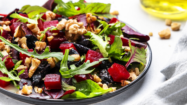 plate of salad