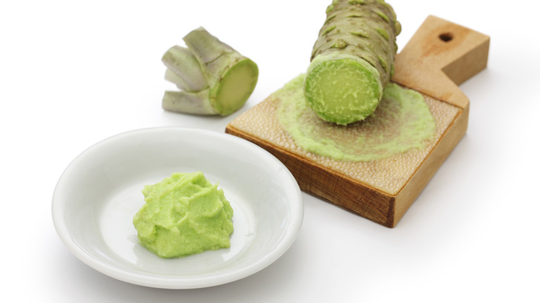wasabi root and paste