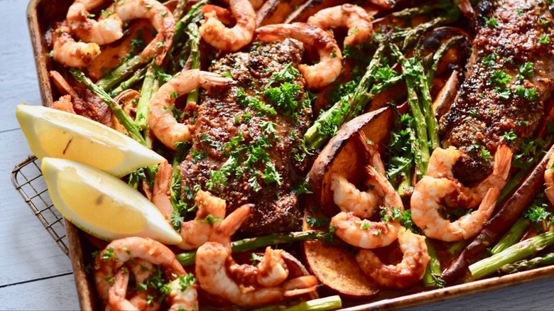 Sheet Pan Surf and Turff