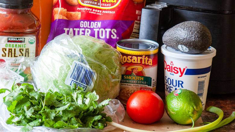 air fryer totchos ingredients