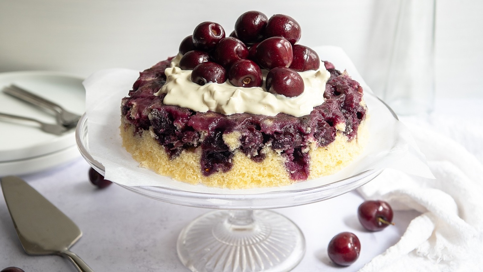 Cherry Upside Down Cake Recipe