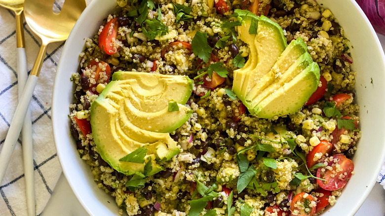 Mexican quinoa salad 