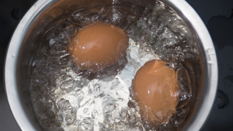 boiling eggs