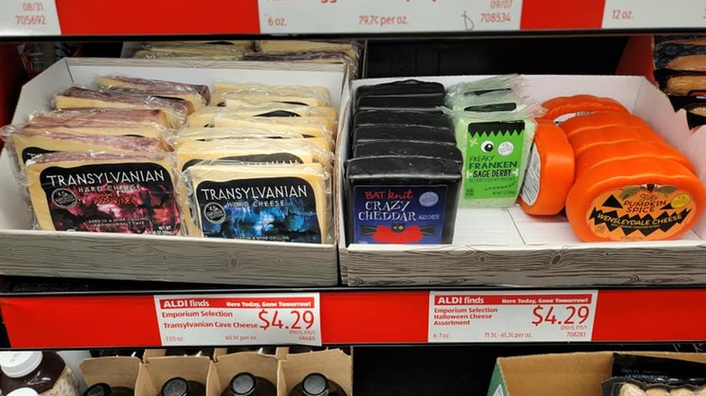 Aldi Halloween cheeses