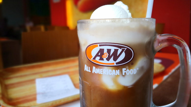 A&W root beer float