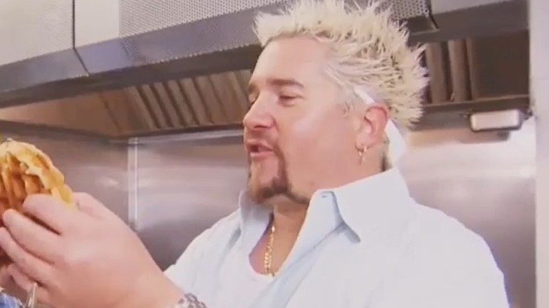 Guy Fieri hot frisbee of fun