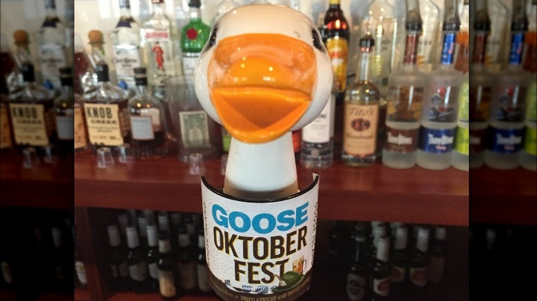 Goose Oktoberfest draft handle