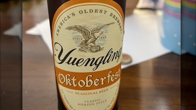 Bottle of Yuengling Oktoberfest