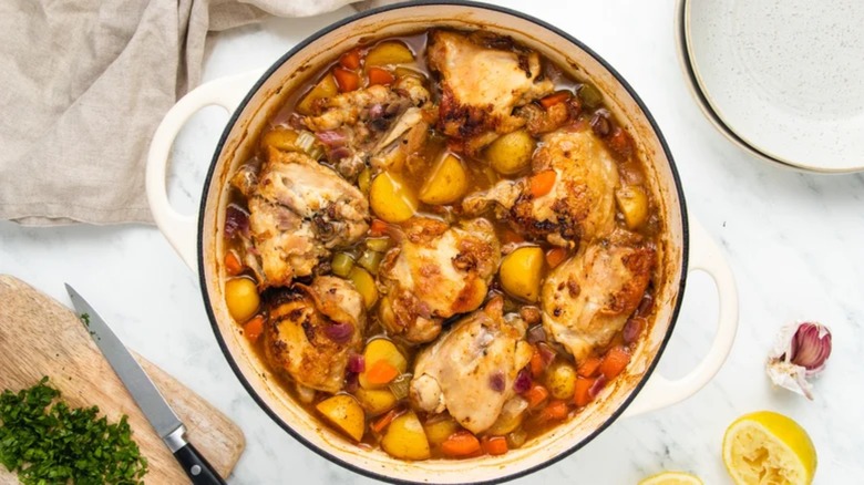 Lemon-Garlic Chicken Casserole