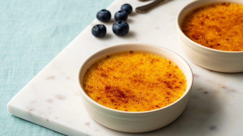 portion of crema catalana