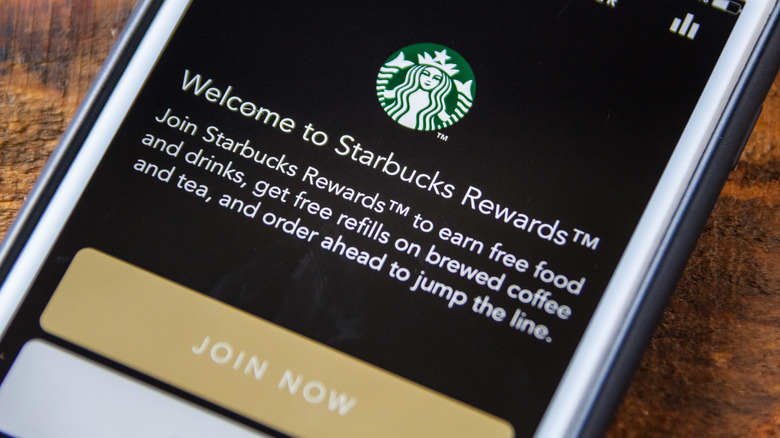 starbucks rewards program app