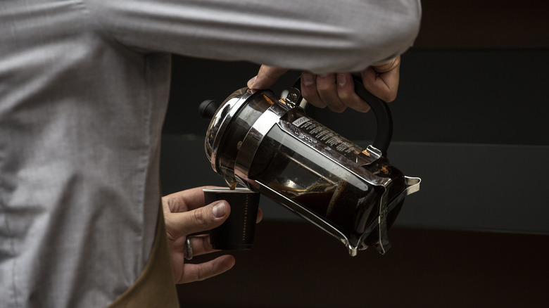 French press coffee at Starbucks