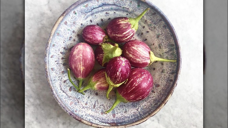 nubia eggplant in bowl