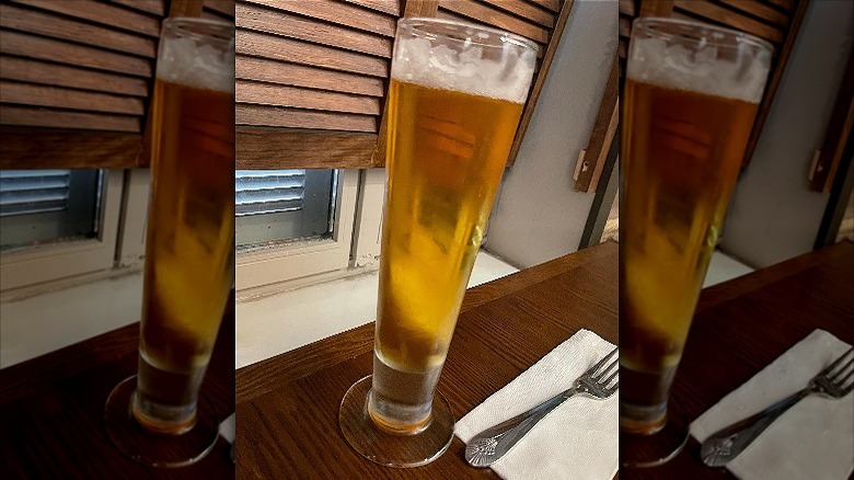 Pilsner beer glass 