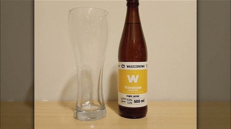 Wheat beer glass 