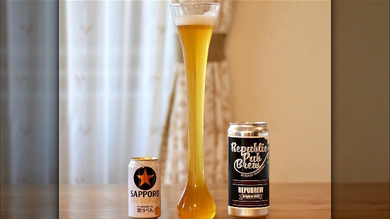 Yard beer glass 