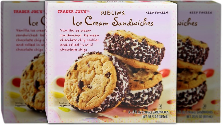 Box of ice cream sandwiches