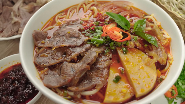 Bowl of Bún bò Huế