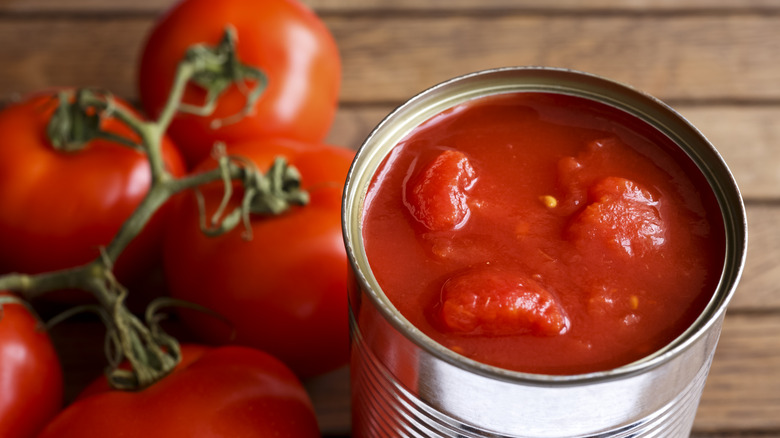 Canned tomatoes