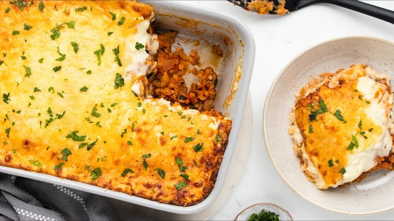 lentil moussaka