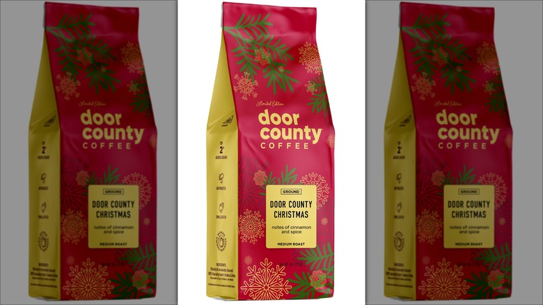 Door County Coffee Door County Christmas coffee bag