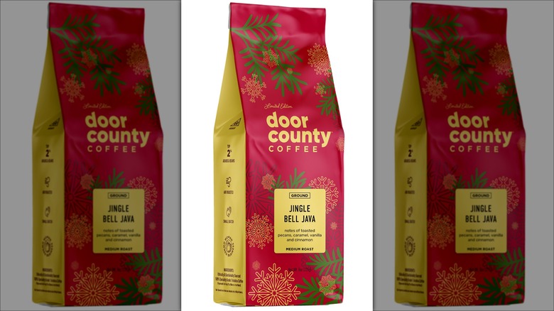 Door County Jingle Bell Java coffee bag