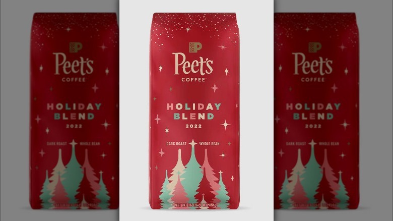 Bag of Peet's Coffee Holiday Blend