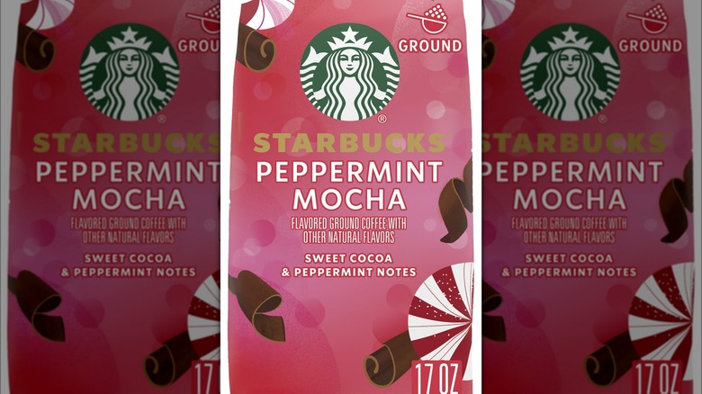 Starbucks Peppermint Mocha coffee bag