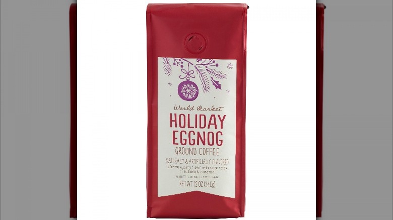 Bag of World Market Holiday Eggnog Coffee