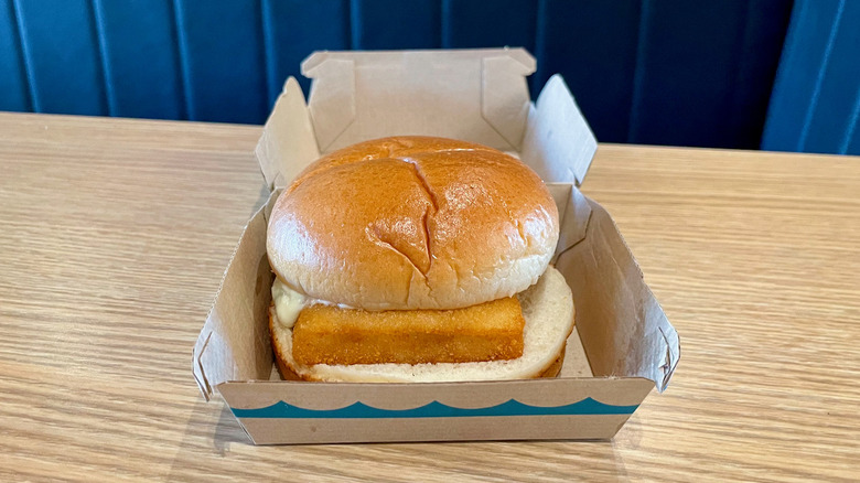 Filet-O-Fish in cardboard box