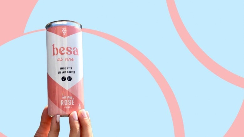 Besa Mi Vino Rosé can